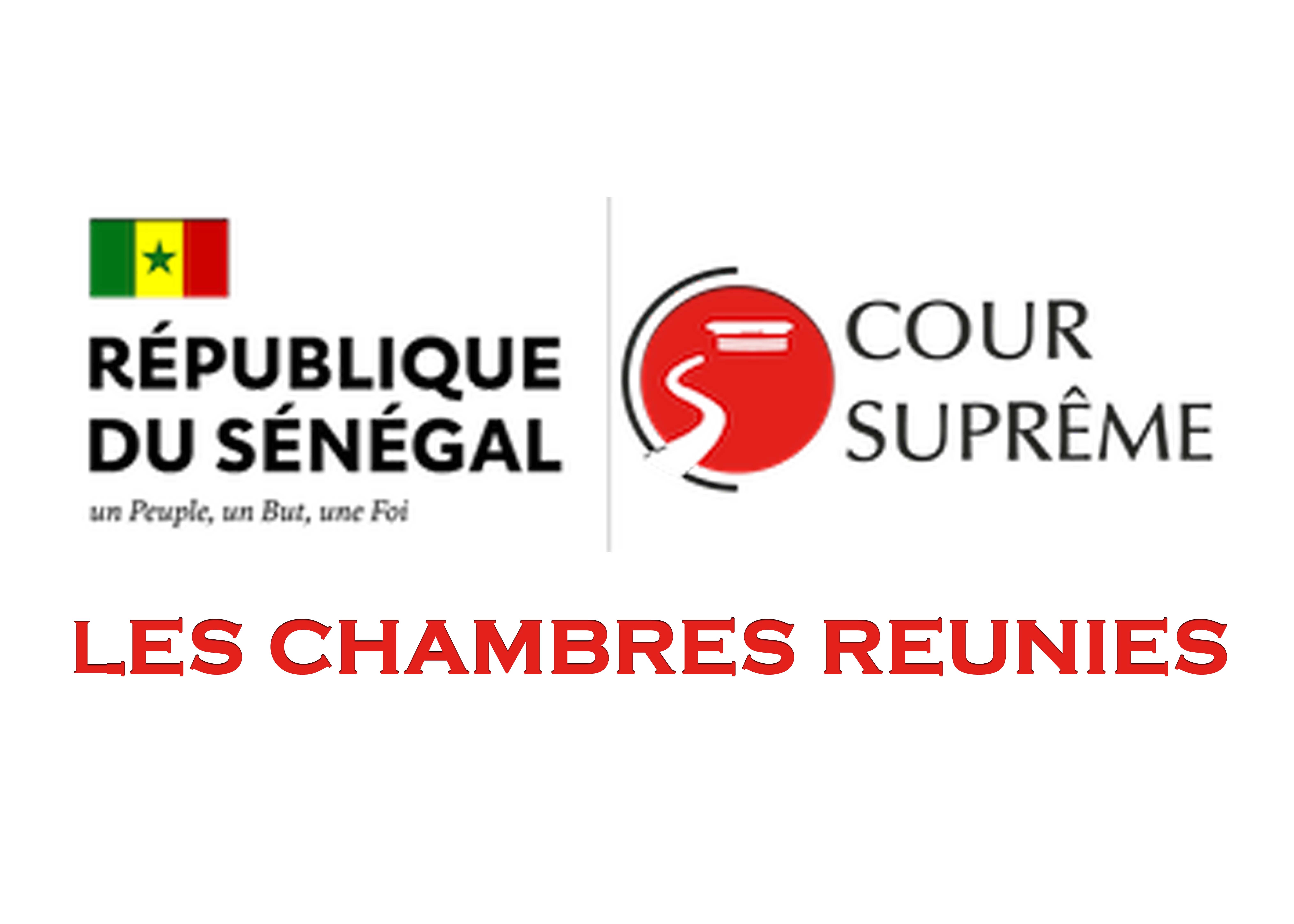 Chambres réunies 26 juillet 2022