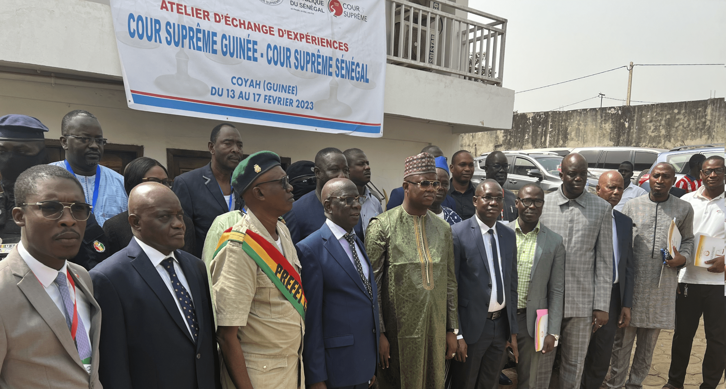 Atelier d'échanges et de partage d'expériences entre les magistrats de la Cour suprême de la République de Guinée et la Cour suprême de la République du Sénégal.